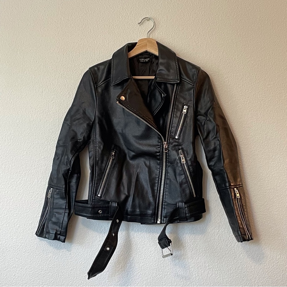 Top shop Faux leather Jacket